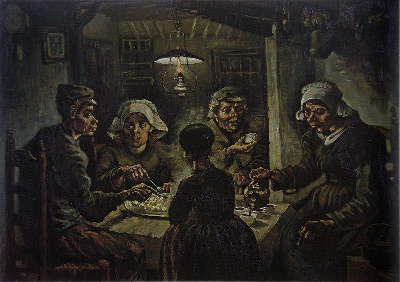 Vincent Van Gogh De Aardappeleters The Potato Eaters oil painting picture